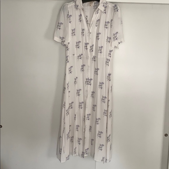 h and m floral maxi dress